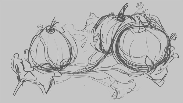 Pumpkins - roughest sketch ever?